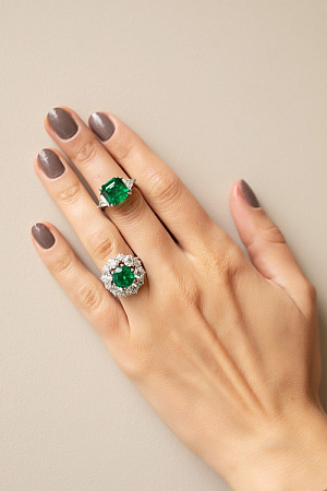 Кольцо Emerald dream